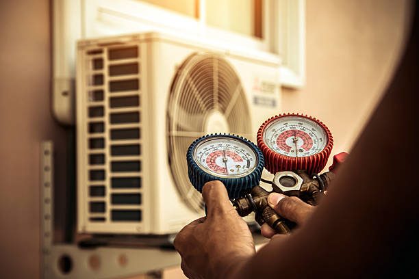 Professional Ac Installation technician working in Westphalia, MD